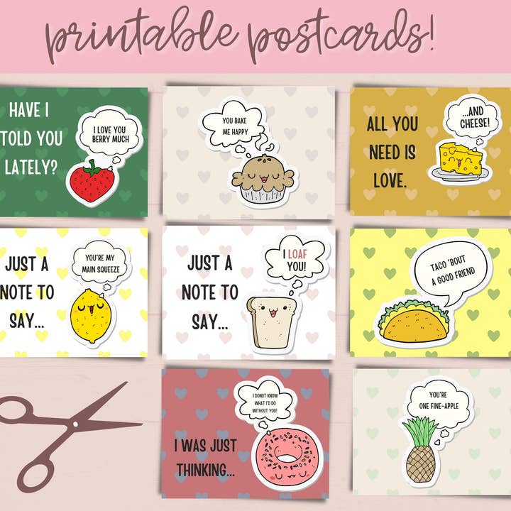 Imprimible: postal digital de San Valentín o San Valentín para novio, esposo, compañeros de clase/clase, novias y familiares para venta al por mayor de CreativebyKelsey