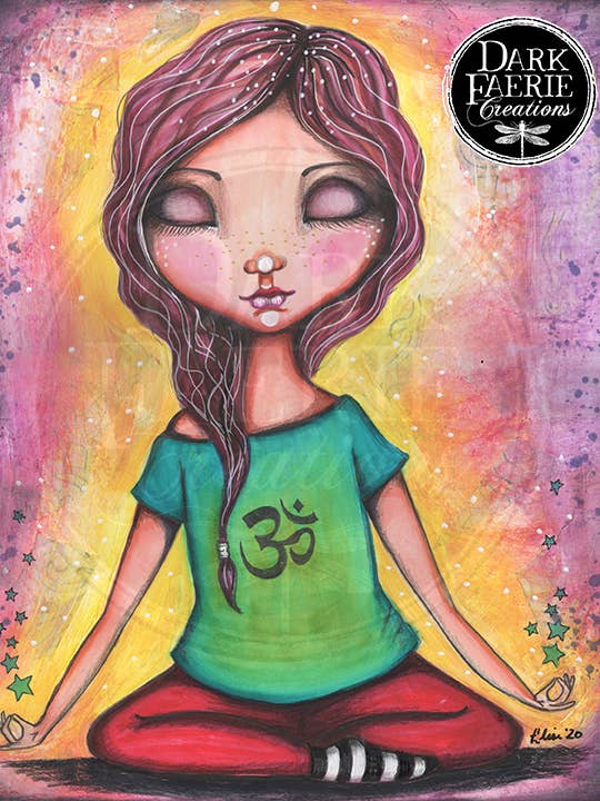 Om - Signed 8x10 inch Print for wholesale by Dark Faerie Creations