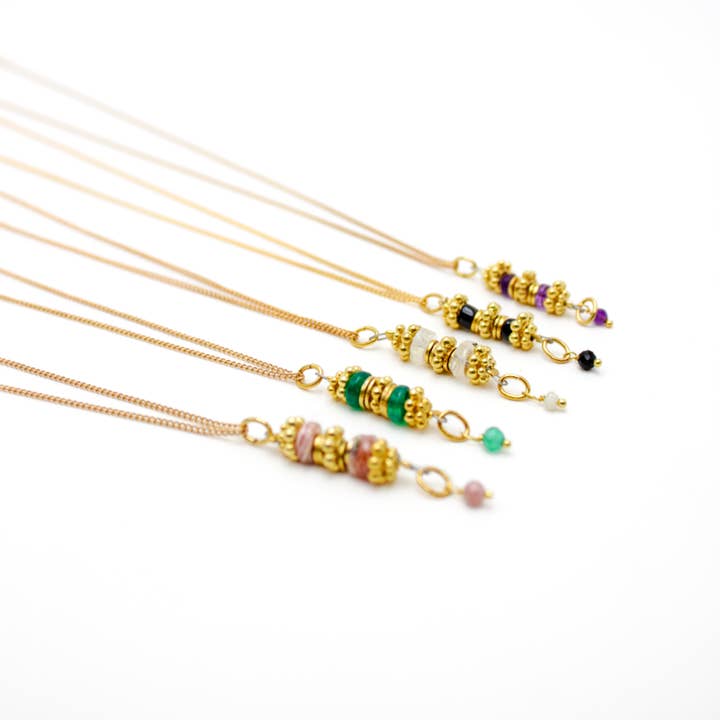 Heishi rod necklaces - JANE for wholesale by L'Atelier des Dames