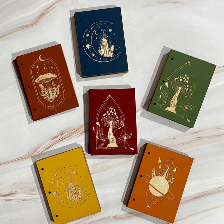 Elm Rose Designs - Wholesale Journal/Diary - Micro Mystic Mushroom Journal