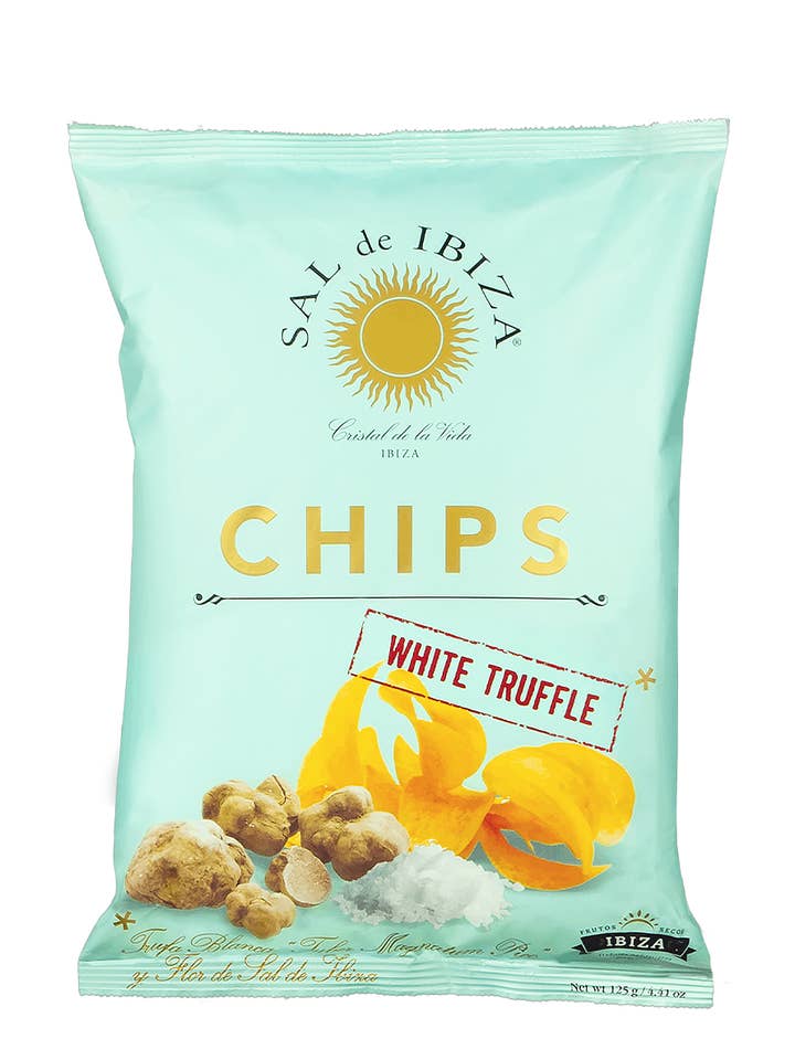 SAL de IBIZA Chips "White Truffle", 125g for wholesale by SAL de IBIZA
