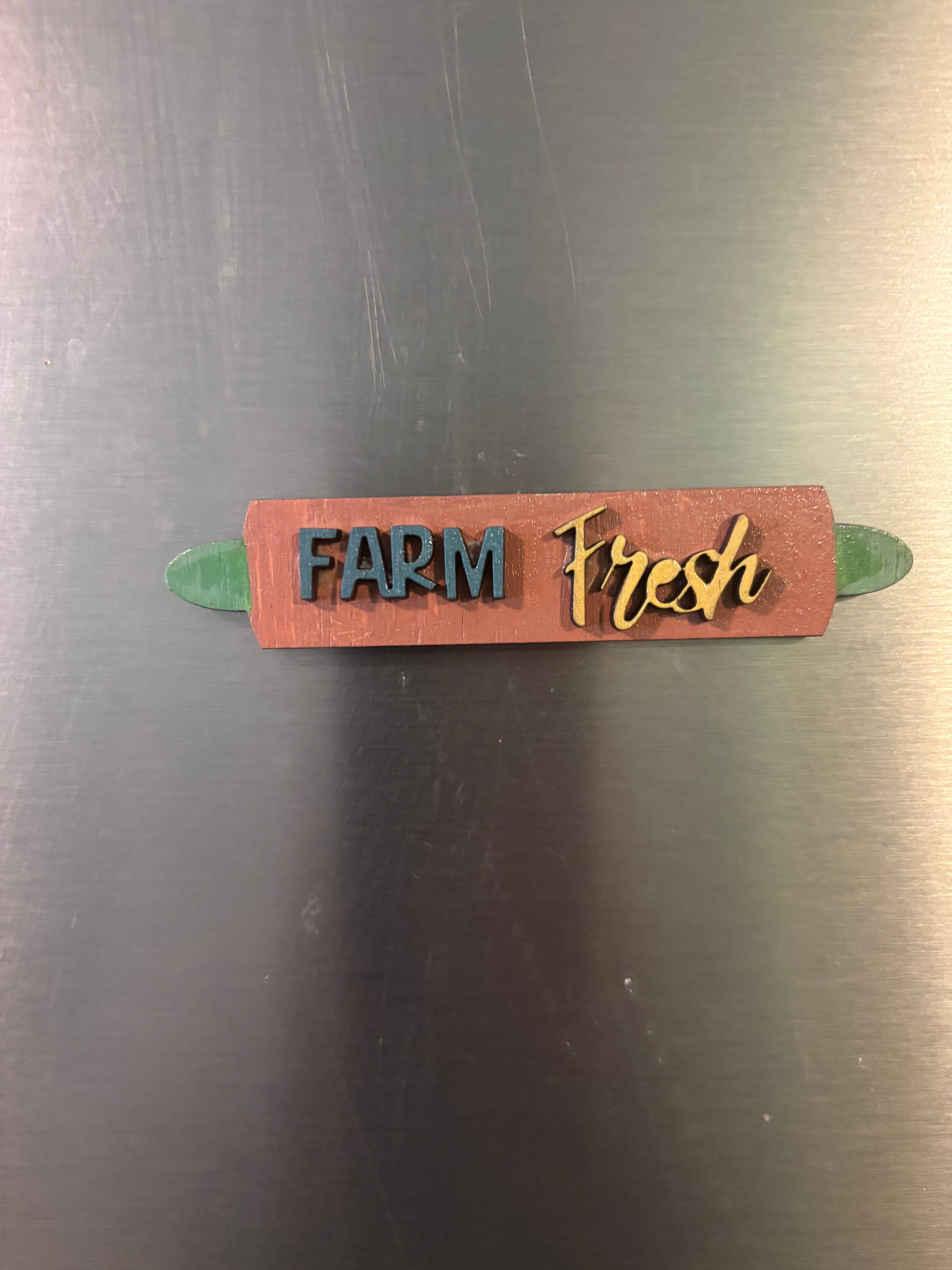 Wood’N Sass - Wholesale Magnet - Chicken Farm Fresh Magnets Eggs Farmhouse Kitchen 2