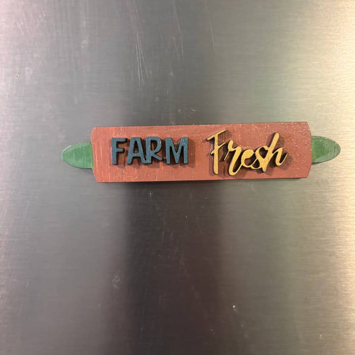 Wood’N Sass - Wholesale Magnet - Chicken Farm Fresh Magnets Eggs Farmhouse Kitchen 2