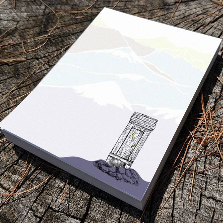 Bloco de notas: latrina da trilha por atacado de Soijen Illustrations