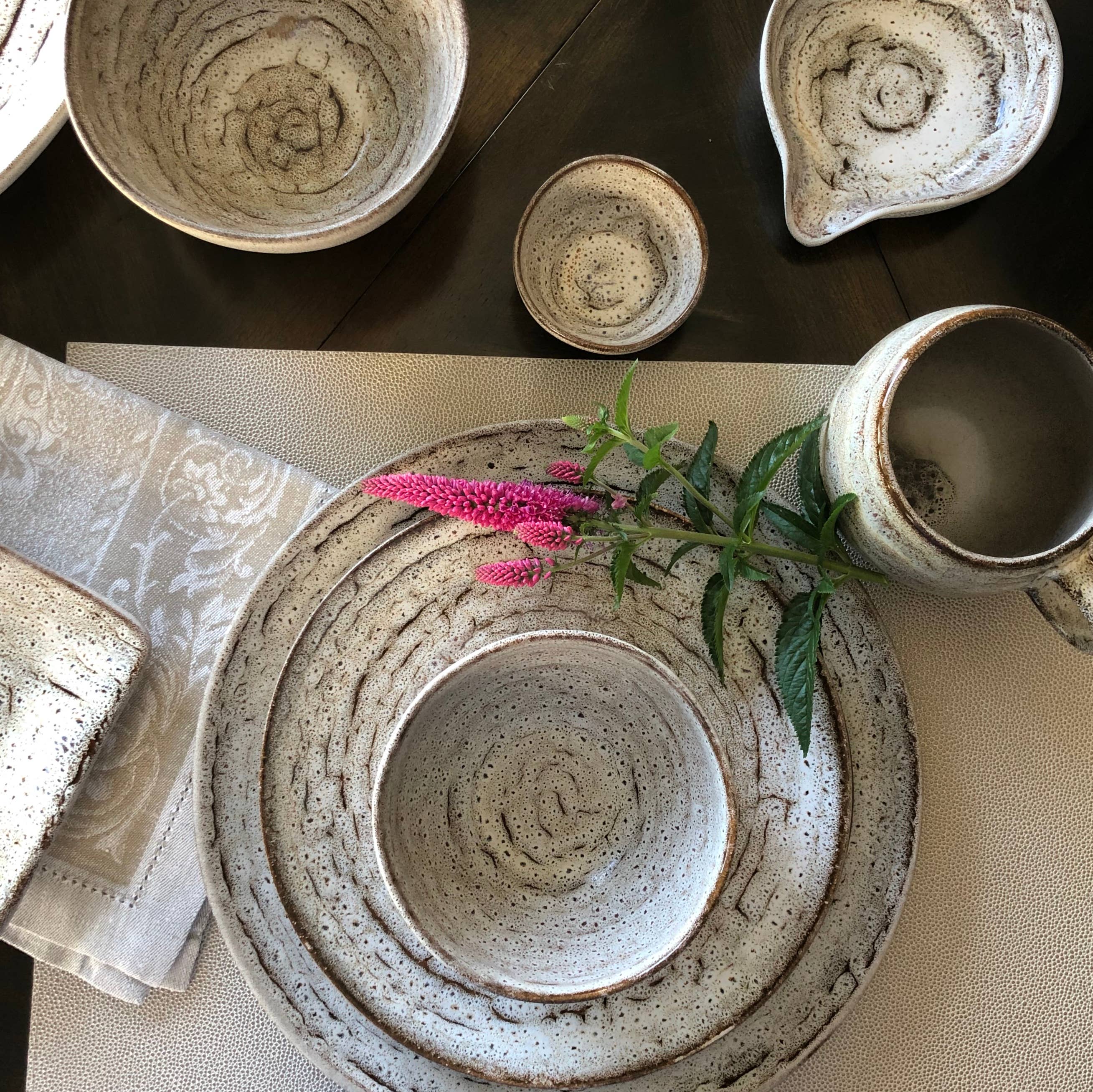 Carmel Ceramica - Vente Bol de service - Bol de service Truffle 10 1/2 po3