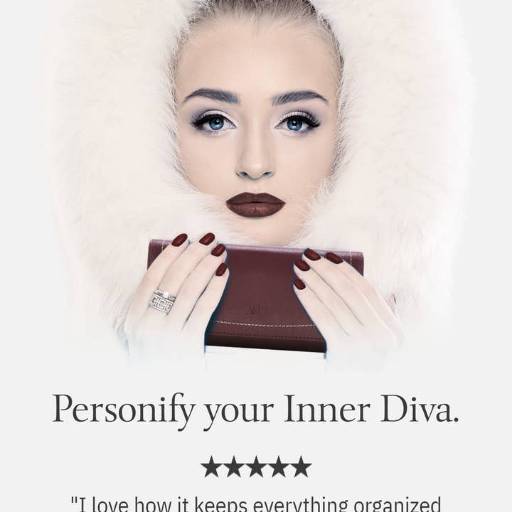 Access Denied Accessories - Wholesale Wallet - Women's - Accordion Clutch Wallet for Women Removable Checkbook Holder4