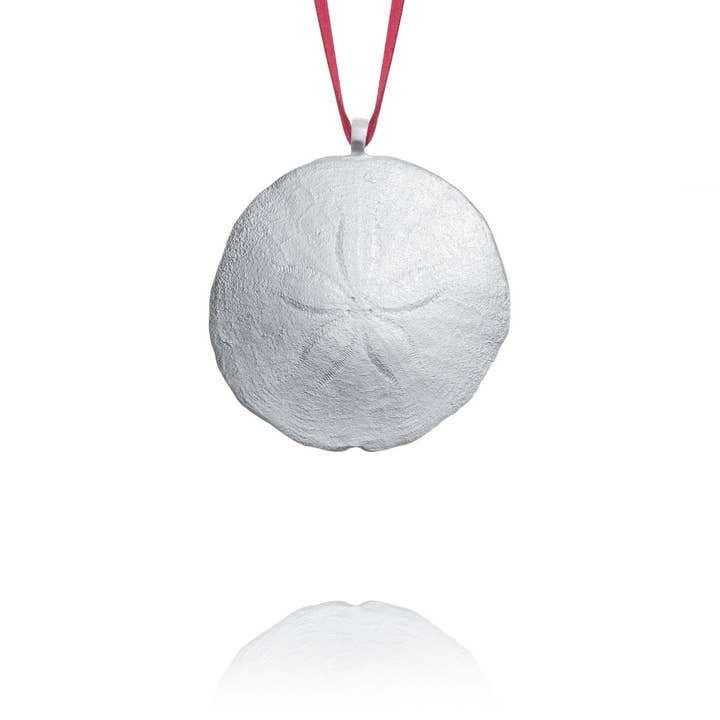 Amos Pewter - Wholesale Ornament - Sanddollar Beach Treasure Christmas Ornament
