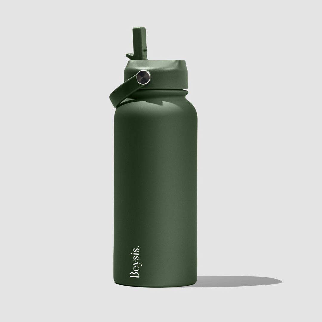 Beysis – wholesale Vattenflaska – 30,5 oz / 900 ml flaska med sugrör35