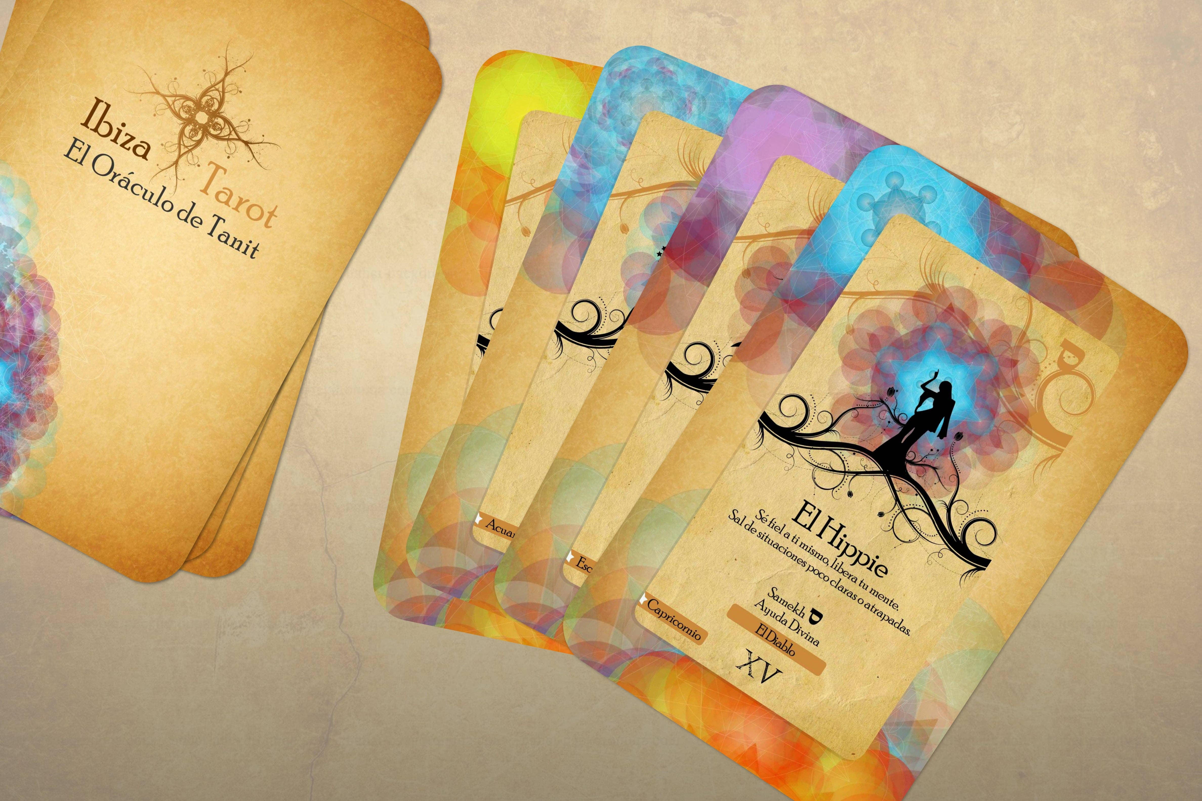 IBIZA TAROT – wholesale Tarot-kort – Ibiza Tarot - El Oráculo de Tanit - Arcanos Mayores (spanska)0