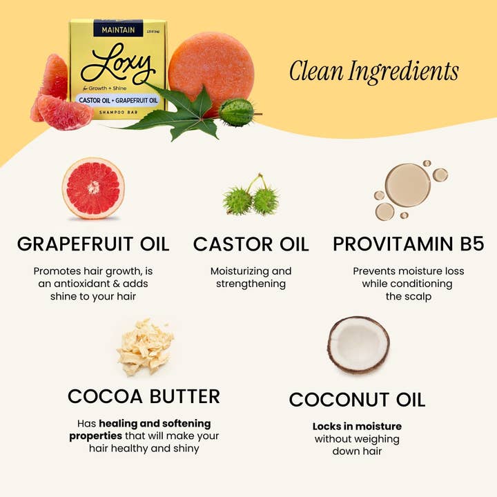 Loxy - Wholesale Shampoo Puck/Solid Shampoo - MAINTAIN: Shampoo Bar for growth & shine2