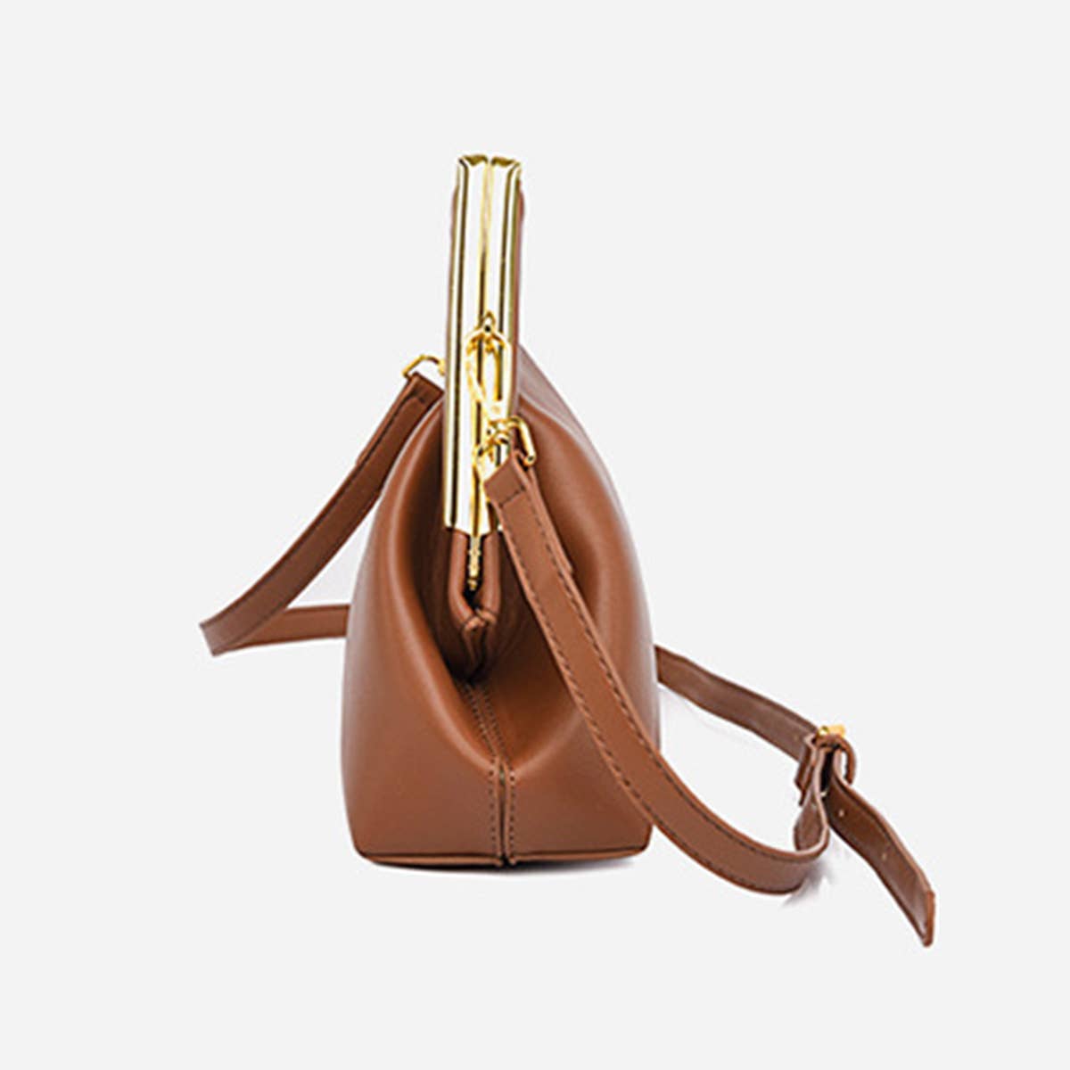 ACCITY - Wholesale Shoulder Bag - Women's - RETRO SIMPLE METAL CLIP SHOULDER BAG_CWAB15988