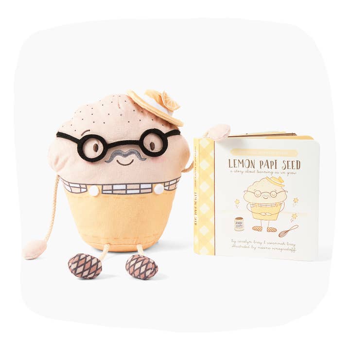 Lemon "Papi" Seed | Book & Snuggler Set for wholesale by Snuggle Muffins