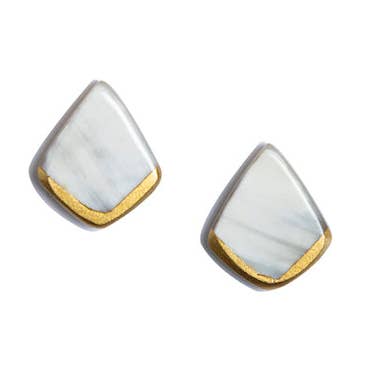 Starlight Diamond Earrings in White for wholesale by Faire Collection