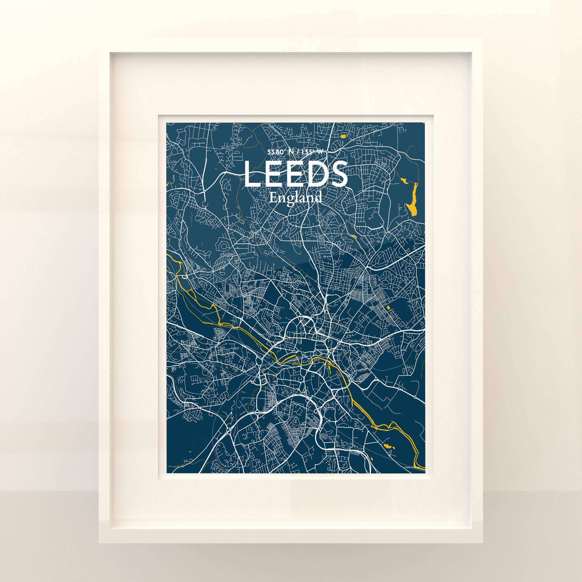 OurPoster.com – wholesale Poster – Leeds karta affisch153
