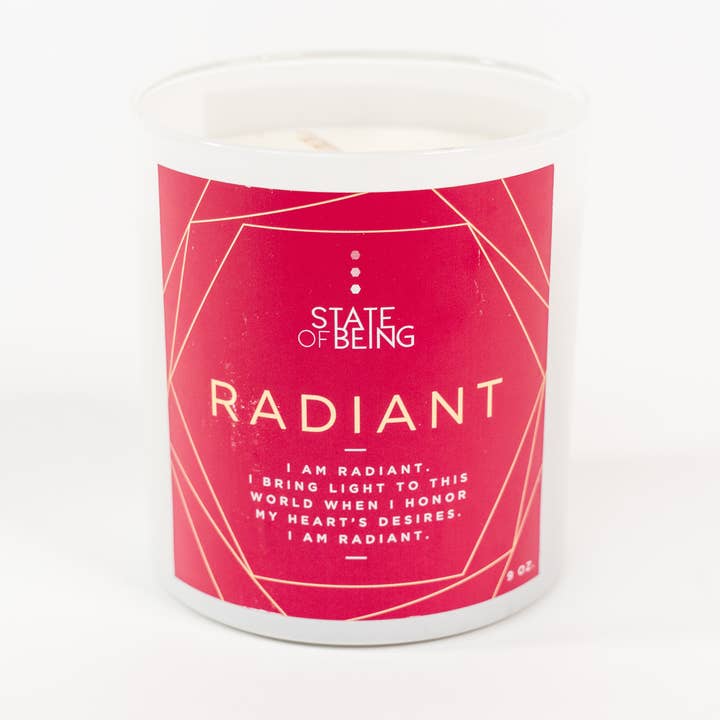 Cire de Soja et Noix de Coco Radieuse - Bougie en Pot - Durée de Combustion de 50 Heures pour la vente par State of Being