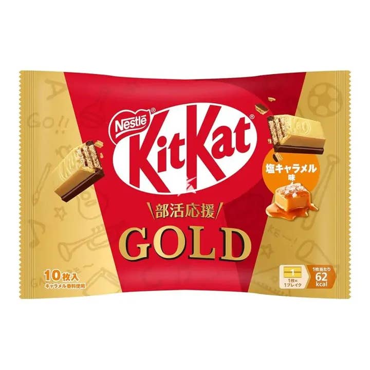 KitKat Guld Saltet Karamel Kiks 116g for engroshandel hos Sahara Stock & Go wholesale