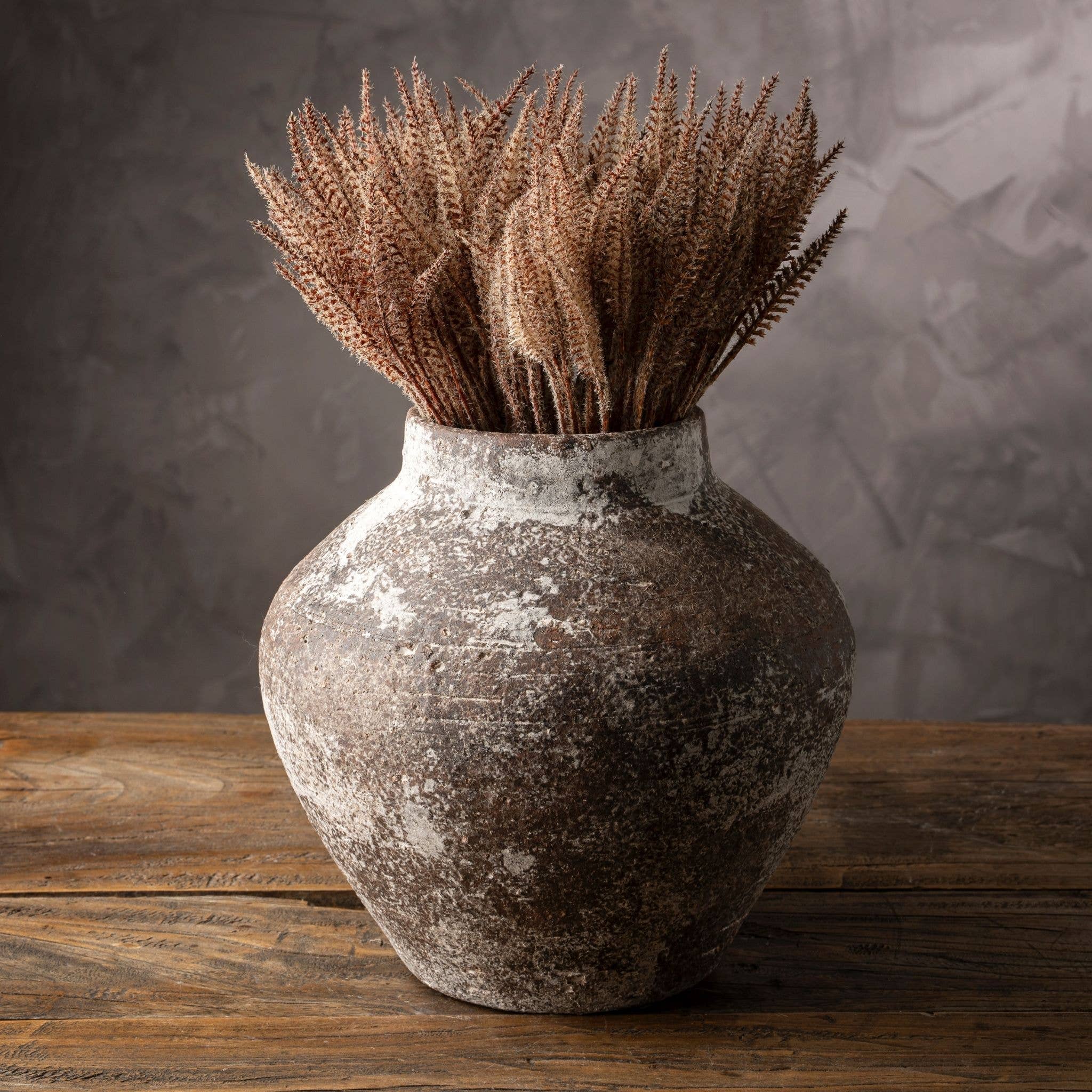 Indaba Trading - Vente Fleurs artificielles - Mini bouquet d'herbe de la pampa, marron2