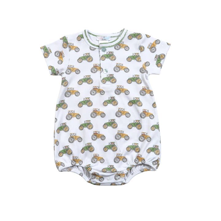 Baby Loren - Wholesale Bodysuit (Non-Footed) - Baby - TRA-530 TRACTORS PIMA BUBBLE