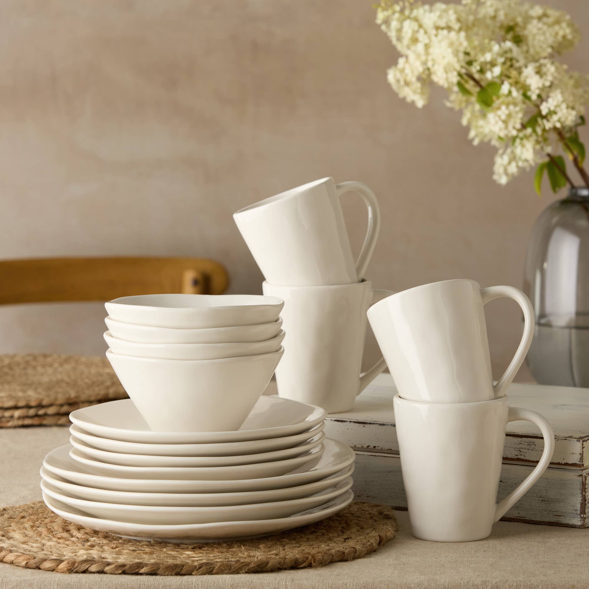 Certified International - Wholesale Bowl - Linen Cream Ice Cream Bowl 6.25in x 3.25in 22 oz6