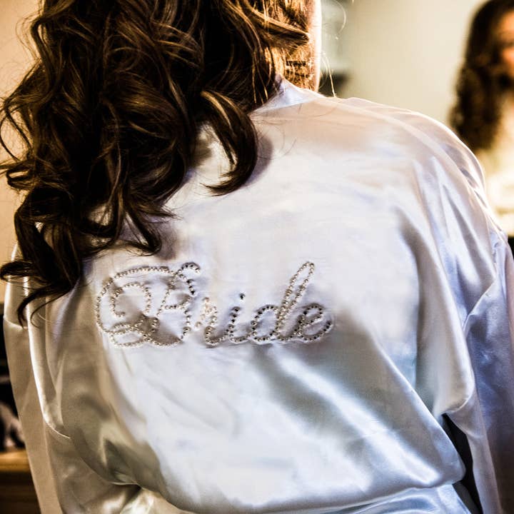 Classy Bride – Engroshandel Morgenkåbe - Dame – Rhinestone Bride kåbe