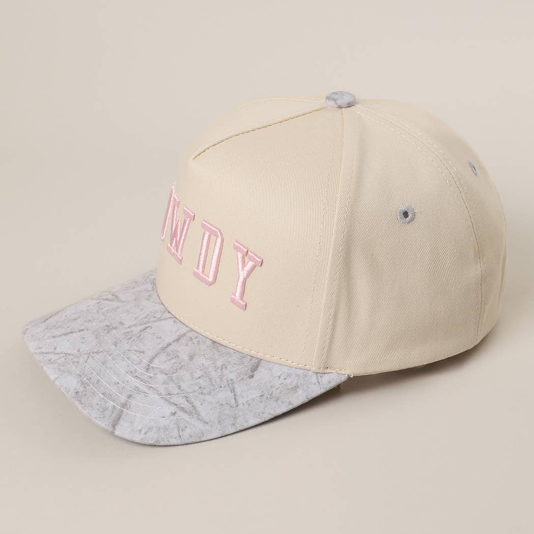 HOWDY Embroidered Two-Tone WHITE CAMO Trucker Hat for wholesale on Faire5