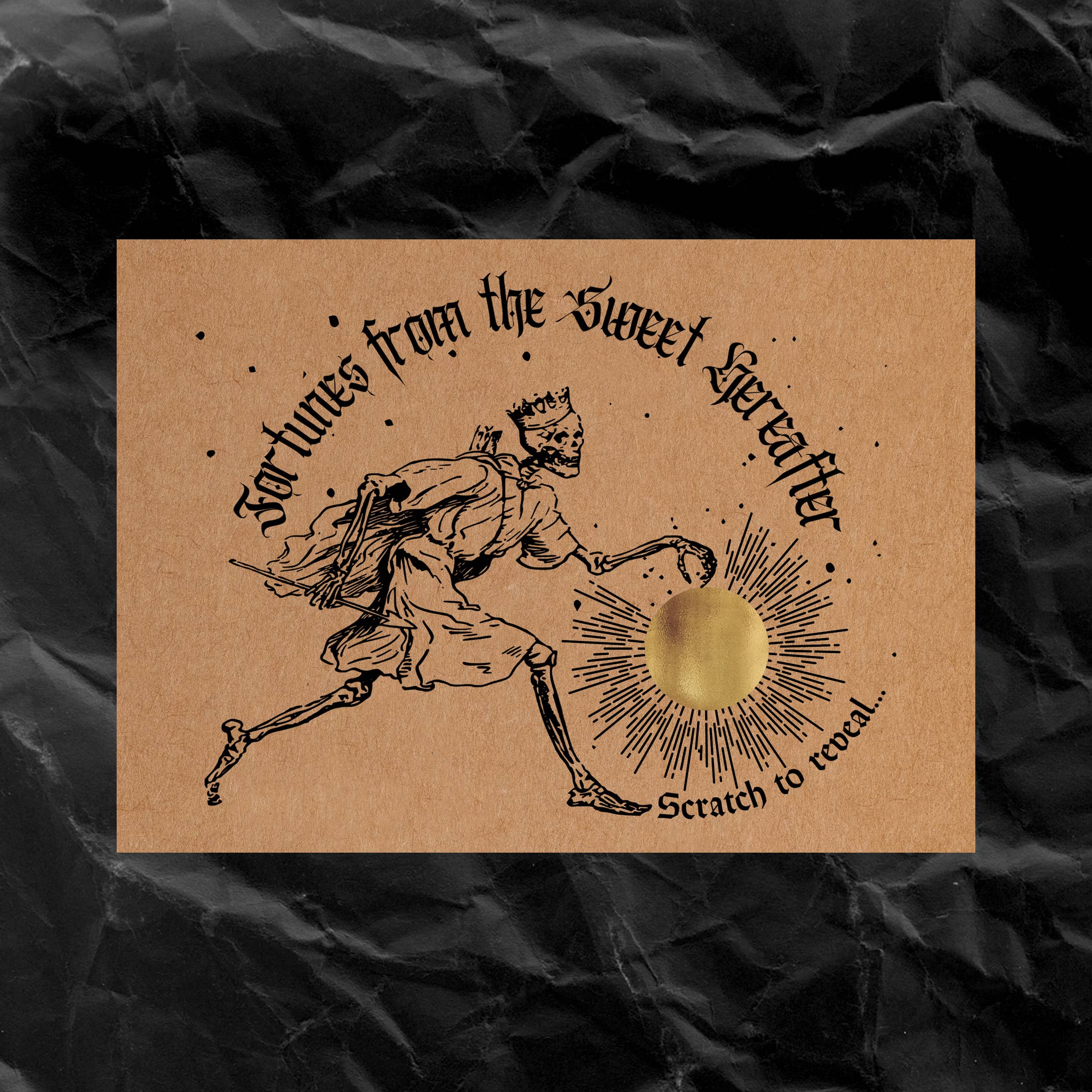 Cosmic Butcher - Wholesale Tarot Cards - Scratch-Off Fortune Card Sampler Pack (250 Count)9