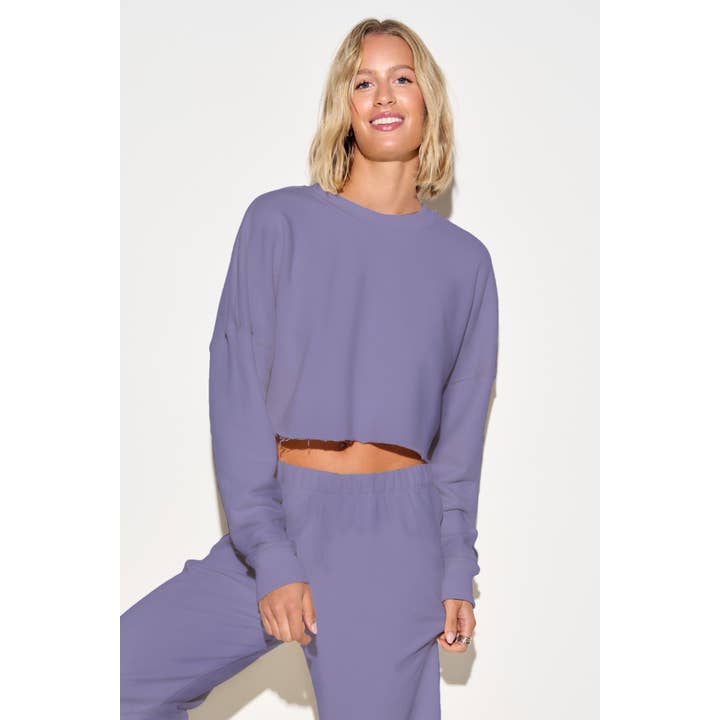 Drina Crop Sweatshirt for wholesale by Spiritual Gangster