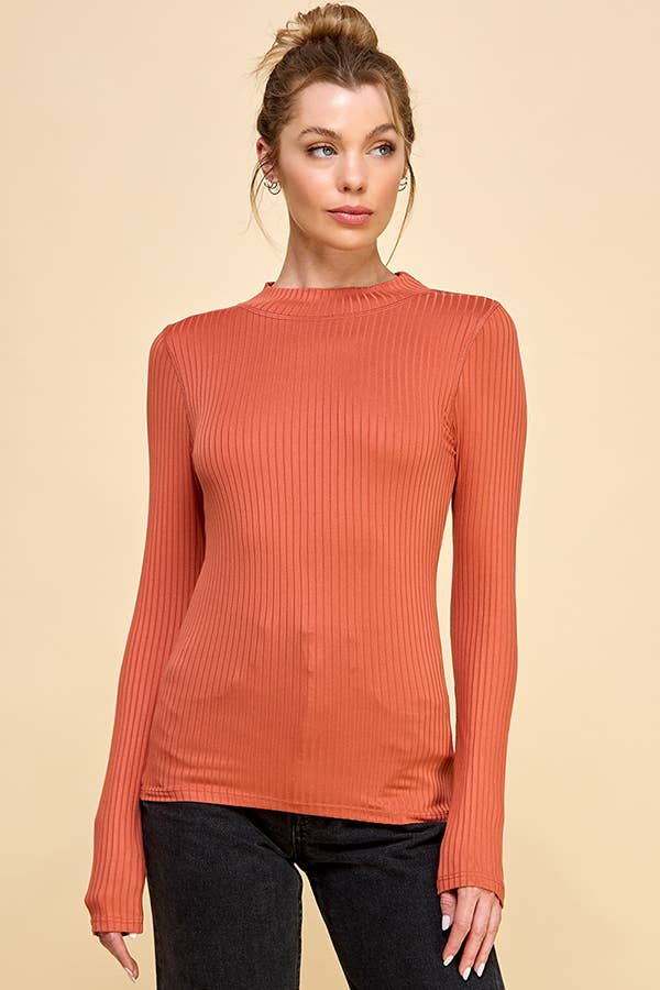 Heart & Hips - Vendita all'ingrosso Top in maglia - Donna - RT50751L - FASCIA A COSTE CON COLLO ALTO E MANICHE LUNGHE11