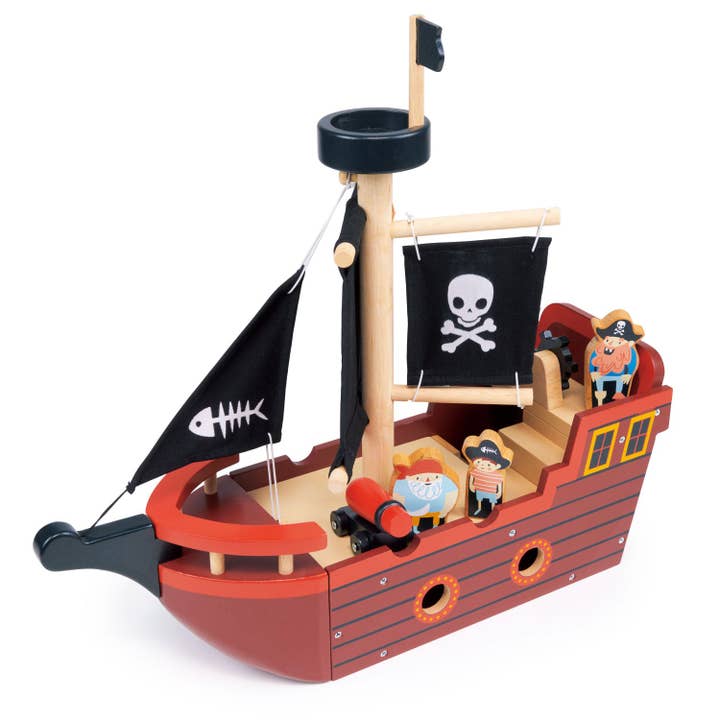 Mentari Toys | Bateau Pirate Fishbones pour la vente par Kinderhood Distribution Inc.