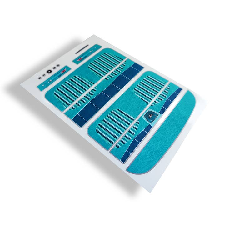 59 Impala Teal Interior Sticker Sheet for wholesale by Real Sticky
