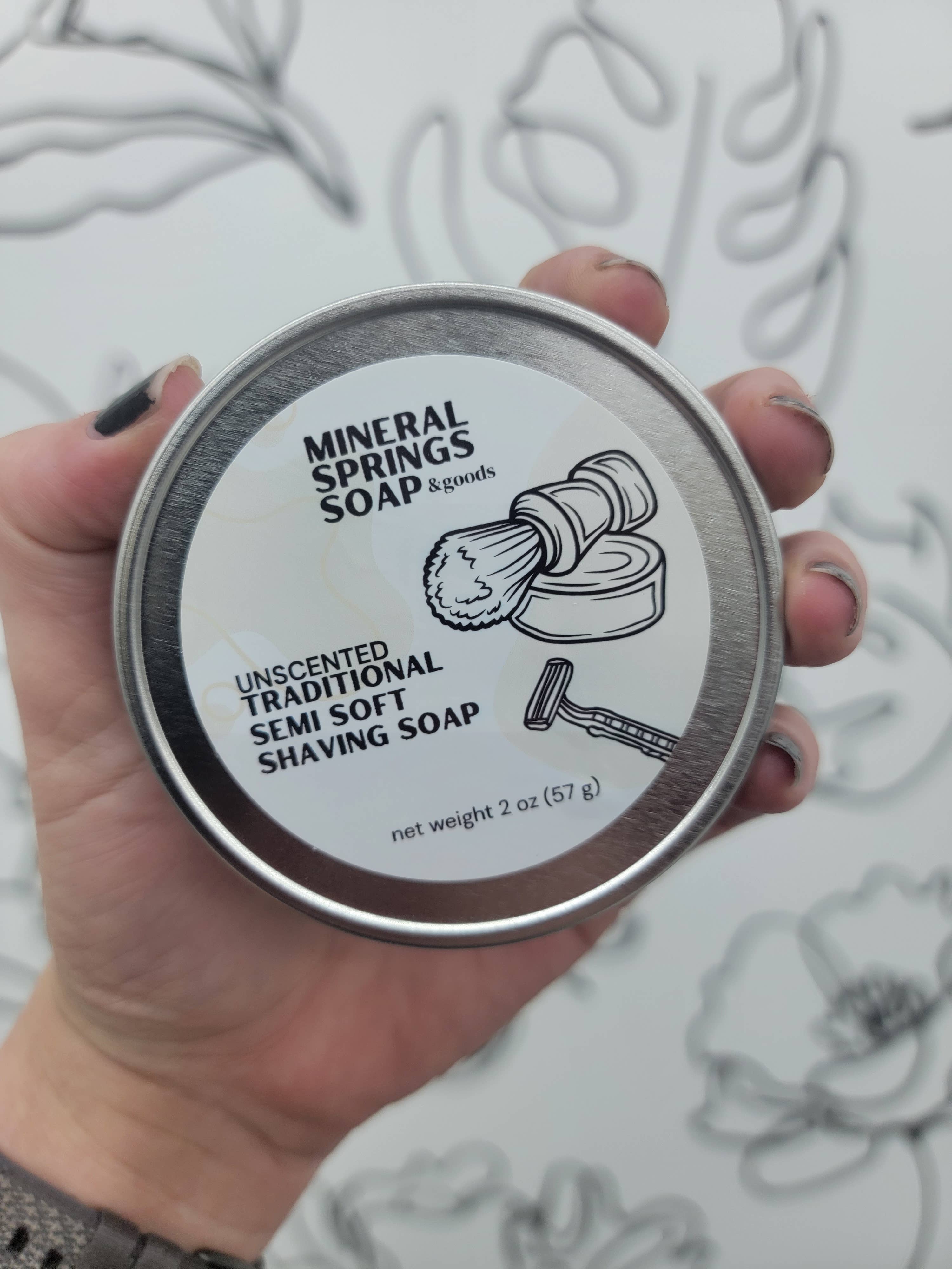 Modern Soapmaking - Wholesale Shave Soap - Men's - Traditional Shaving Semi-Soft Soap (Unscented, Wet Shaving)3
