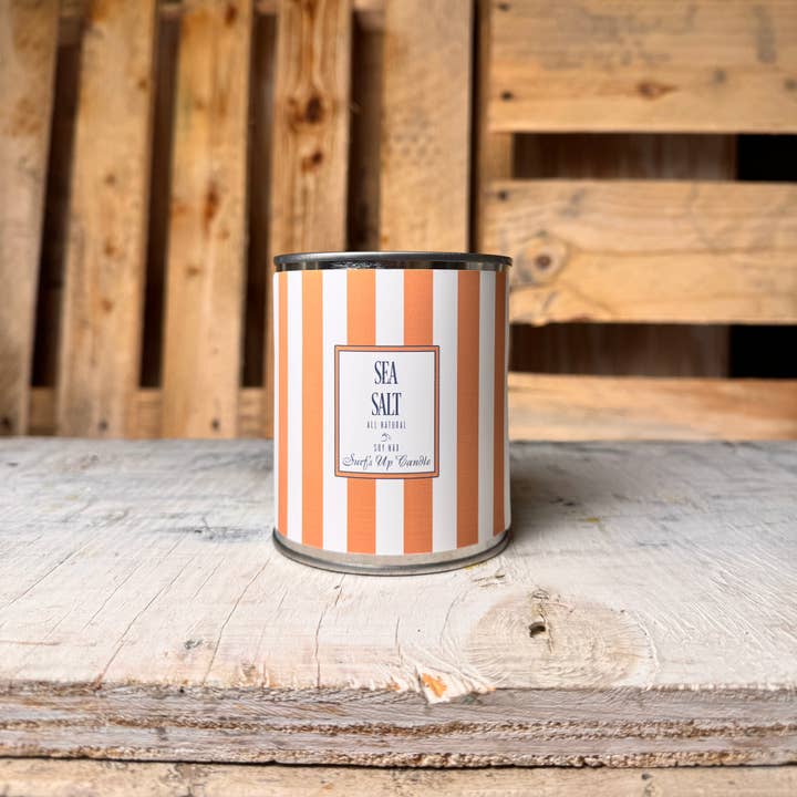 Surfs Up Candle - Wholesale Jar/Filled Candle - Sea Salt - Pool Collection