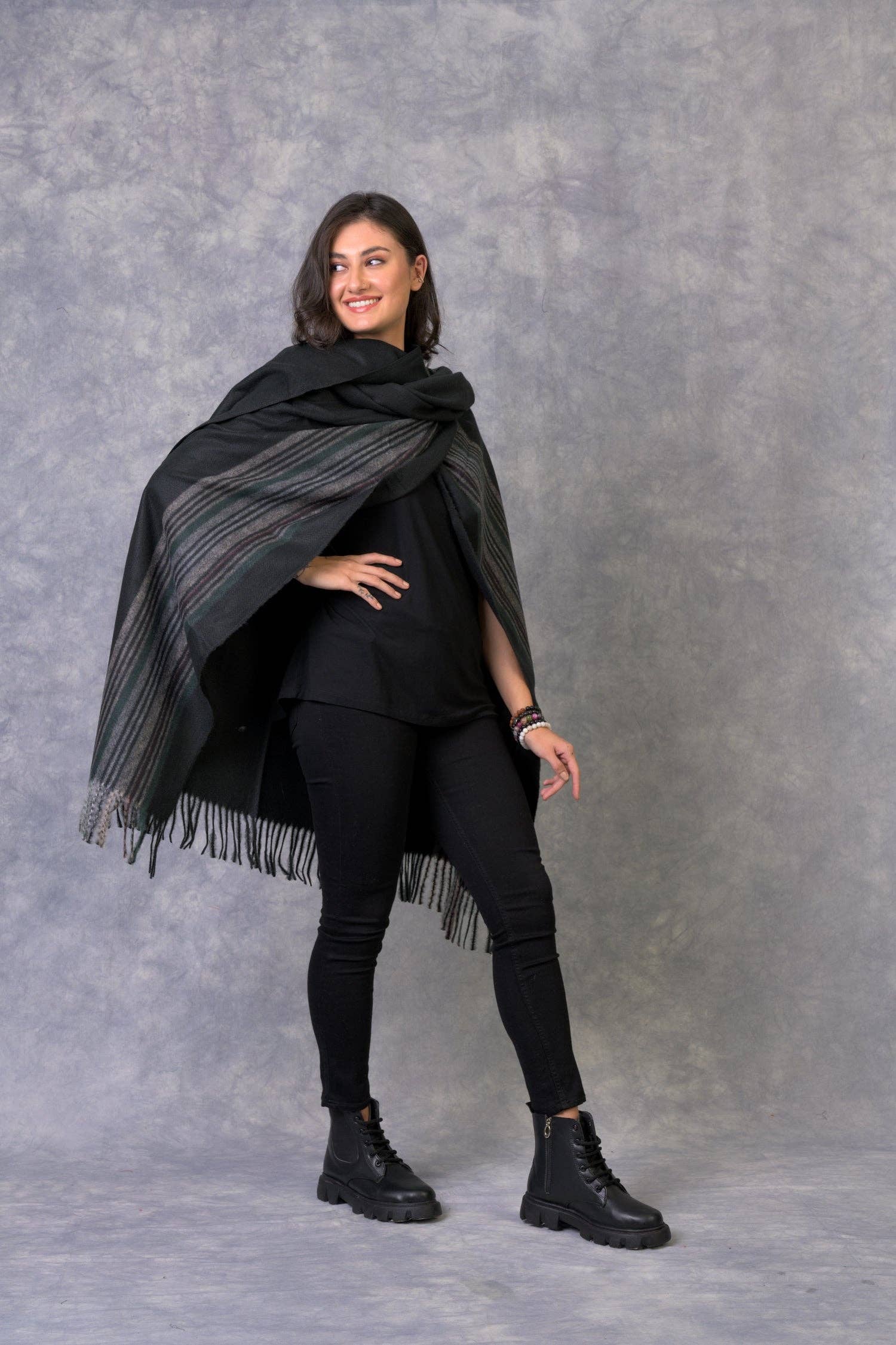 Assorted Rhea Opulent Poncho for wholesale on Faire9