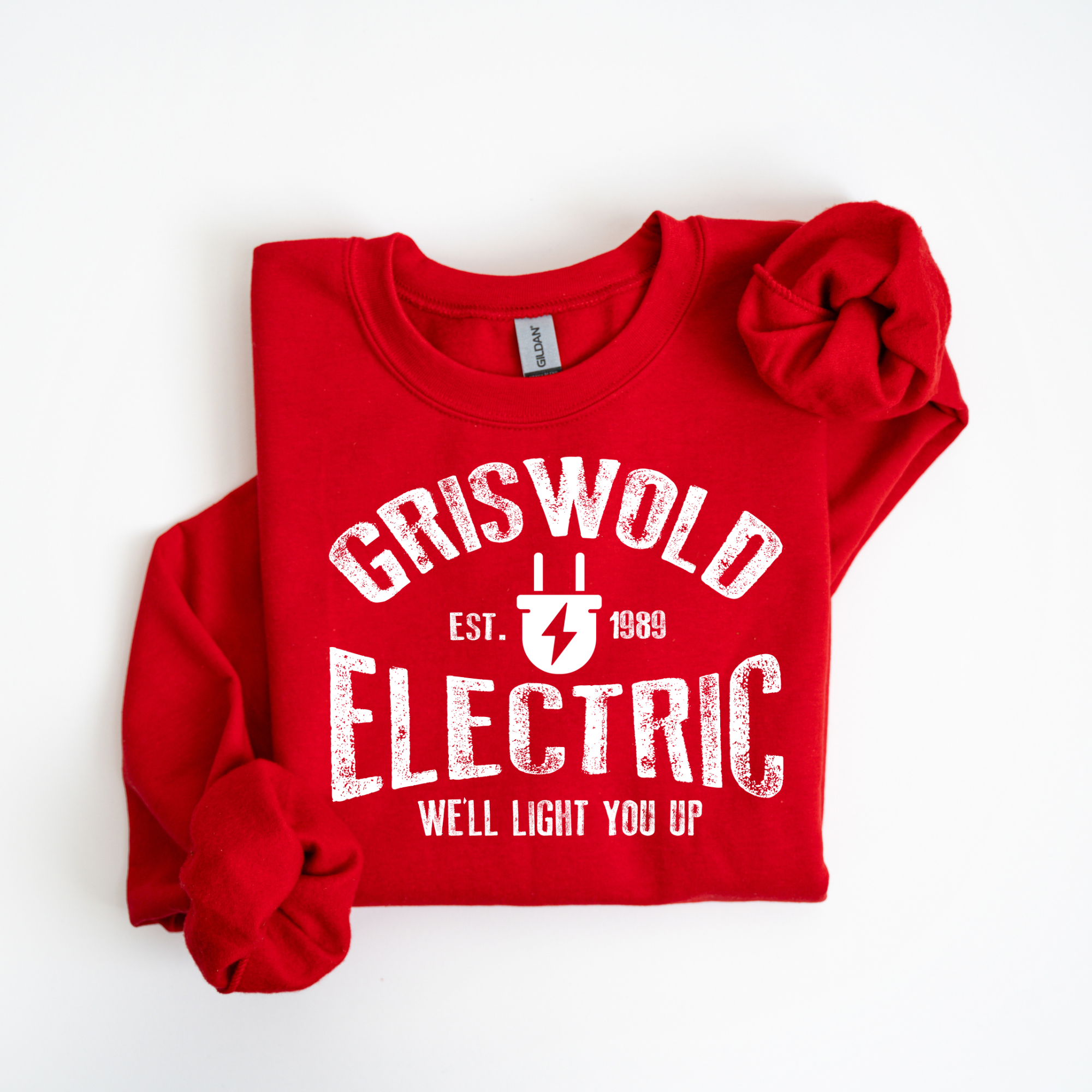 Rustic Radiance - Wholesale Graphic Sweatshirt - Women's - GRISWOLD ELECTRIC - CHRISTMAS0