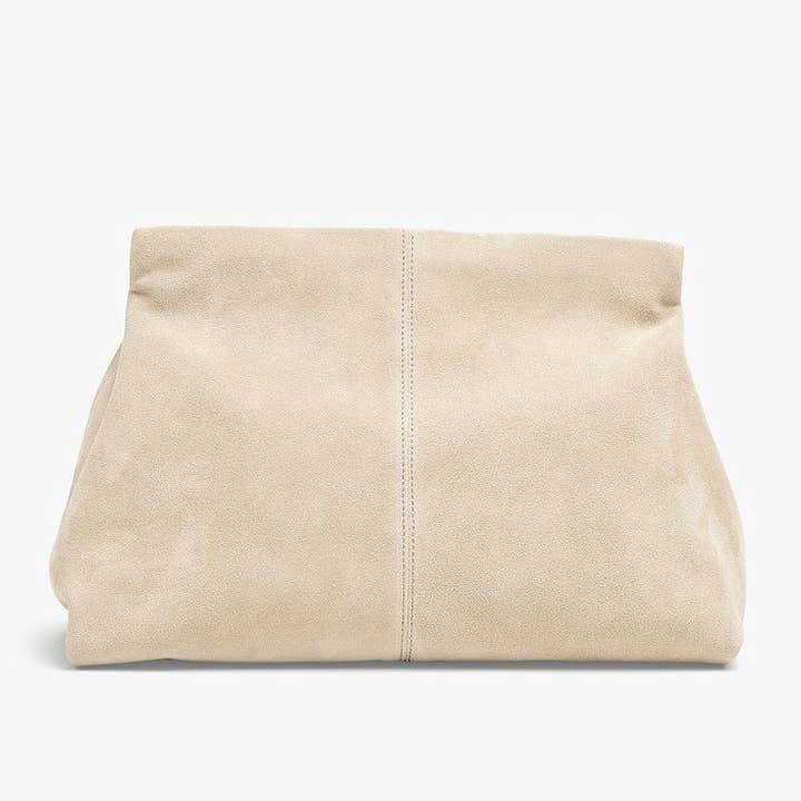 Angels Whisper Accessories - Wholesale Clutch bag – women's - Becca Suede Clutch Bag in Beige9
