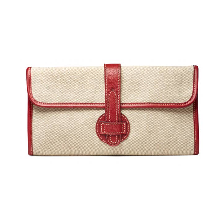 Clutch Adrian - Collezione Lino e Pelle per la vendita all'ingrosso da parte di Modus Rio