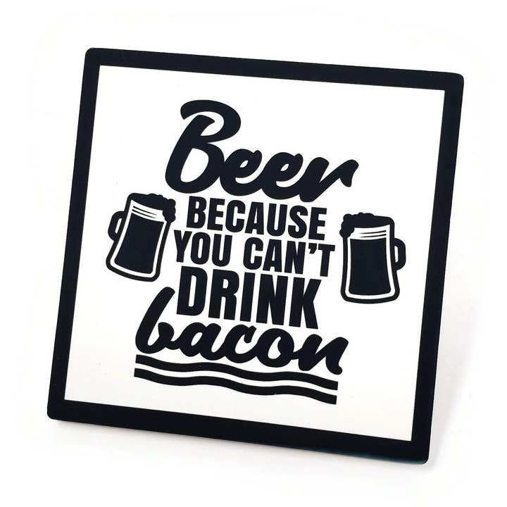 Sandstone "Thirsty Stone" Coaster - Beer for wholesale by Candlelit Desserts