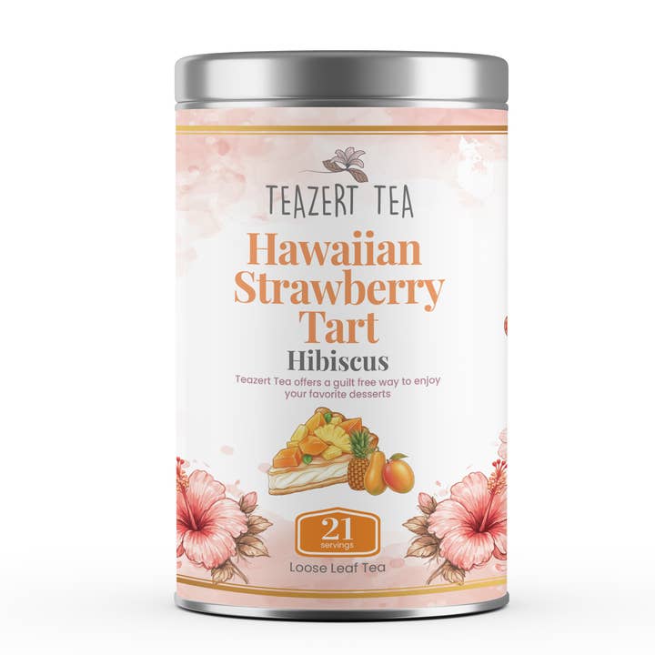 Hawaiian Strawberry Tart Herbal Tea for wholesale by Teazert Tea
