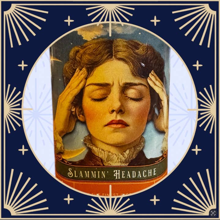 Montana Farmacy - Wholesale Loose tea - Slammin' Headache Loose Leaf Tea glass jar supports head pai3