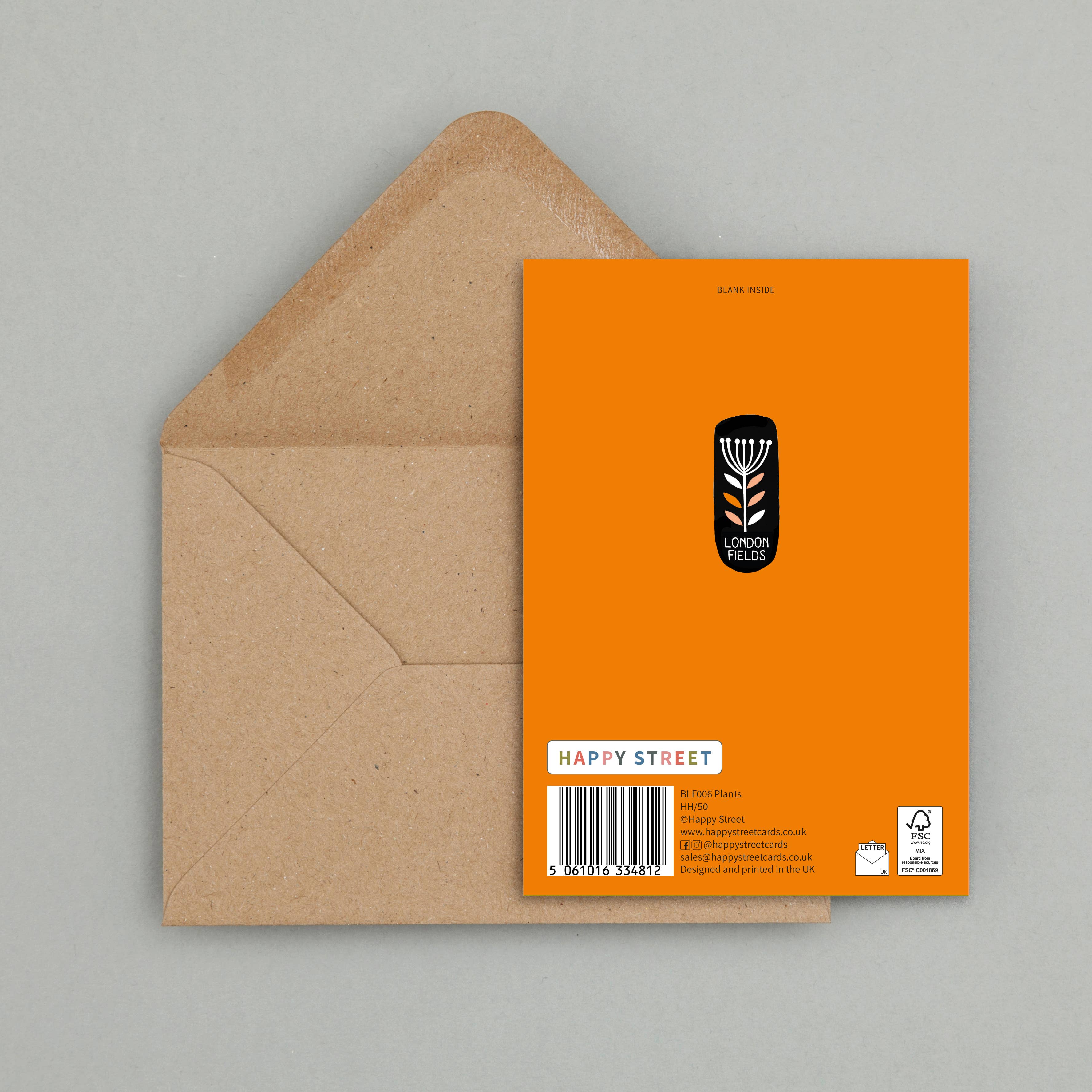 Happy Street - Wholesale Birthday Card - Plants Birthday Card1