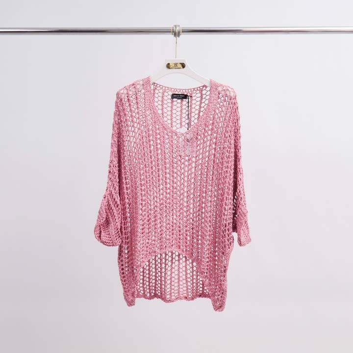 Cecile Wang - Wholesale Knit Sweater - Women's - MT8013 crochet sweater1