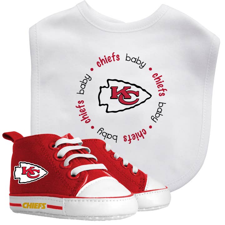 Masterpieces Puzzles - Wholesale Clothing Set - Baby - Kansas City Chiefs - 2-Piece Baby Gift Set
