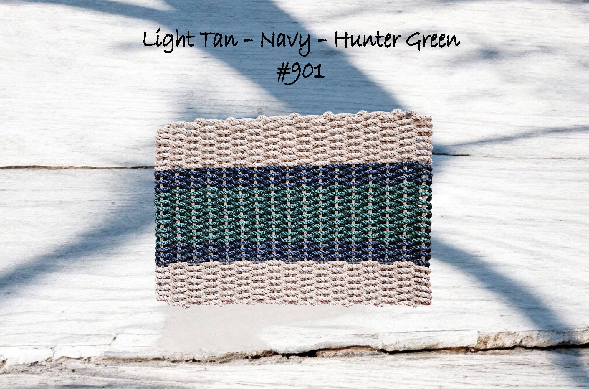 Maine Rope Mats - Vendita all'ingrosso Zerbino - 901 Lo zerbino intrecciato a mano in corda da aragosta del Maine "Originale"