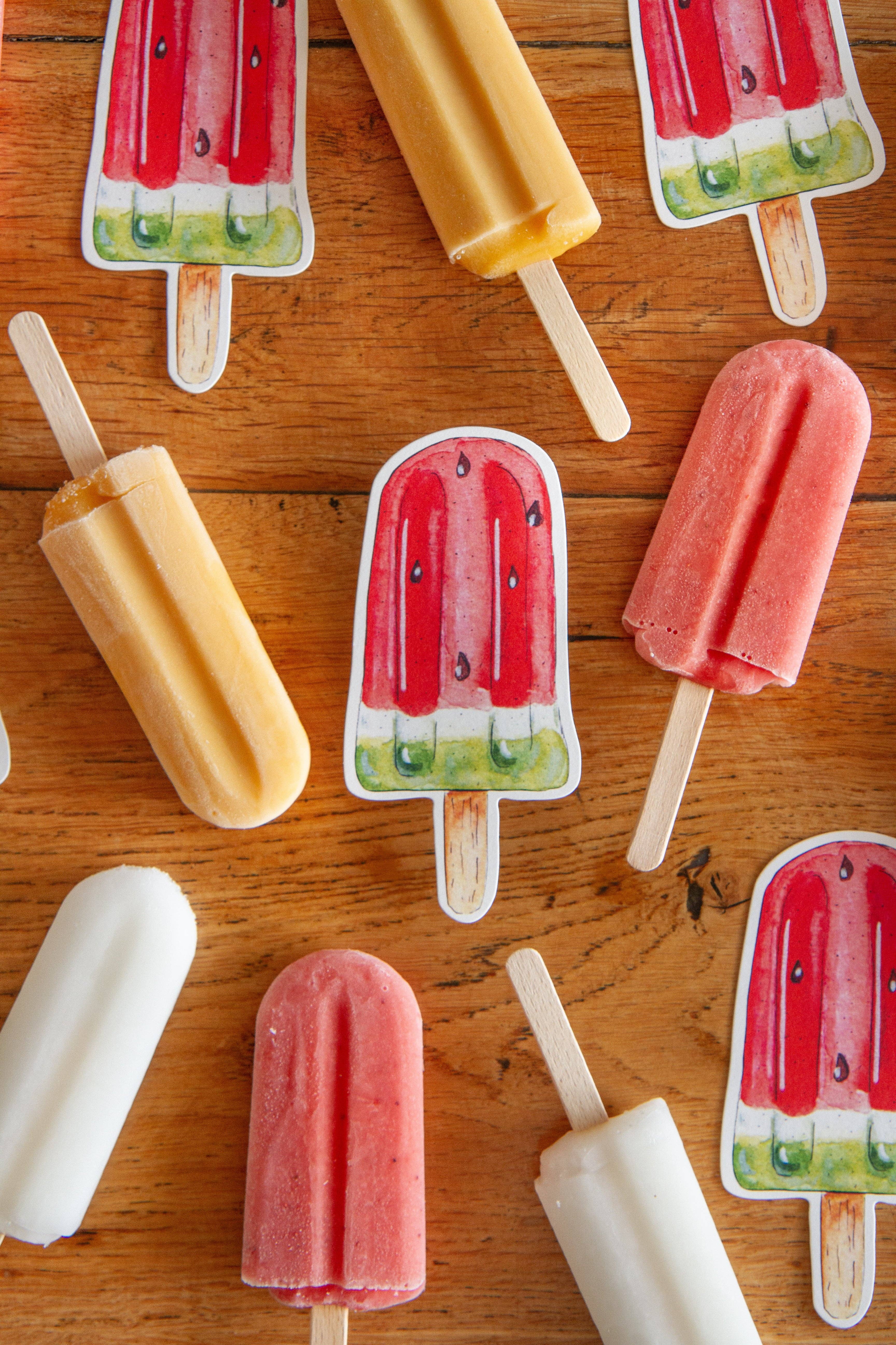 CAROFROMWOODLAND - Wholesale Stationery/Notecard Set - Ice Cream Menu1