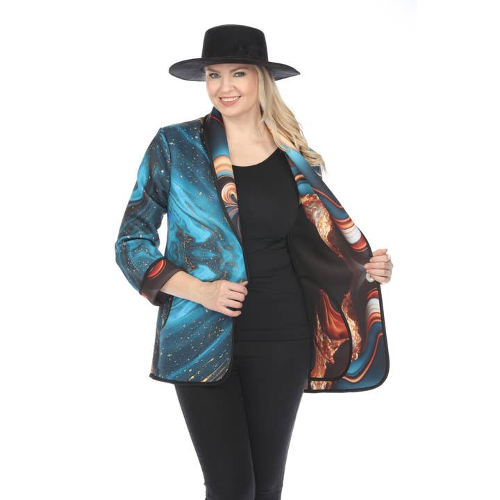 Giacca lunga Galaxy Plus Size per la vendita all'ingrosso da parte di Fenya V.