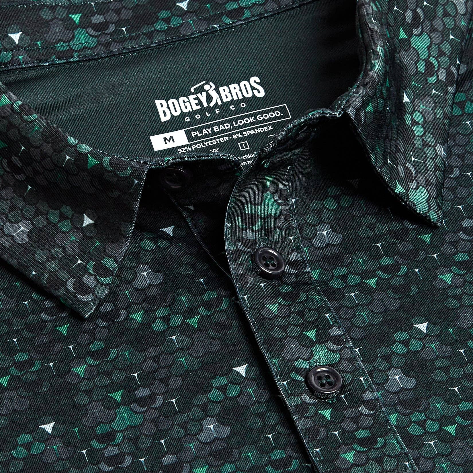 Bogey Bros Golf Co - Wholesale Polo - Men's - Whale Tail - Snake Skin - Polo2