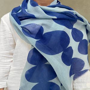 Leto Collection Silky Wool Ombre Scarf