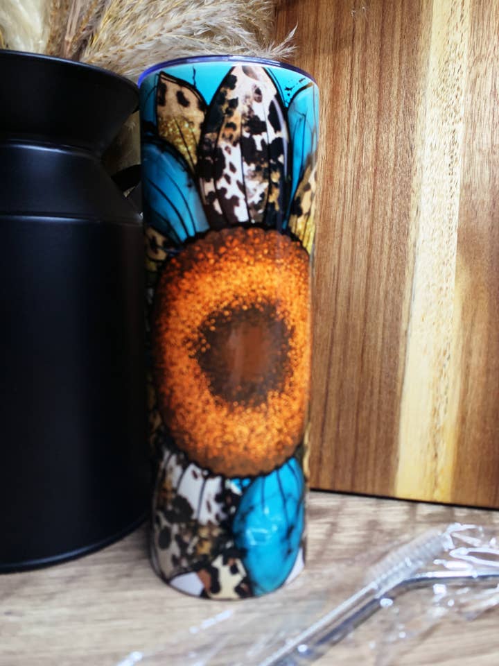 20oz Sonnenblumen-Becher für den Großhandel von AK & Company