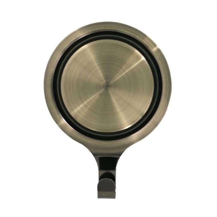 Attract® Pinch-Free Magnetic Wreath Hanger Antique Brass 1pk for wholesale by Haute Decor