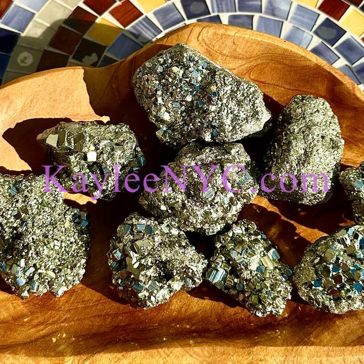 KayleeNYC - Wholesale Spiritual Stone/Crystal - 2 lbs Natural Pyrite Specimen Crystal2